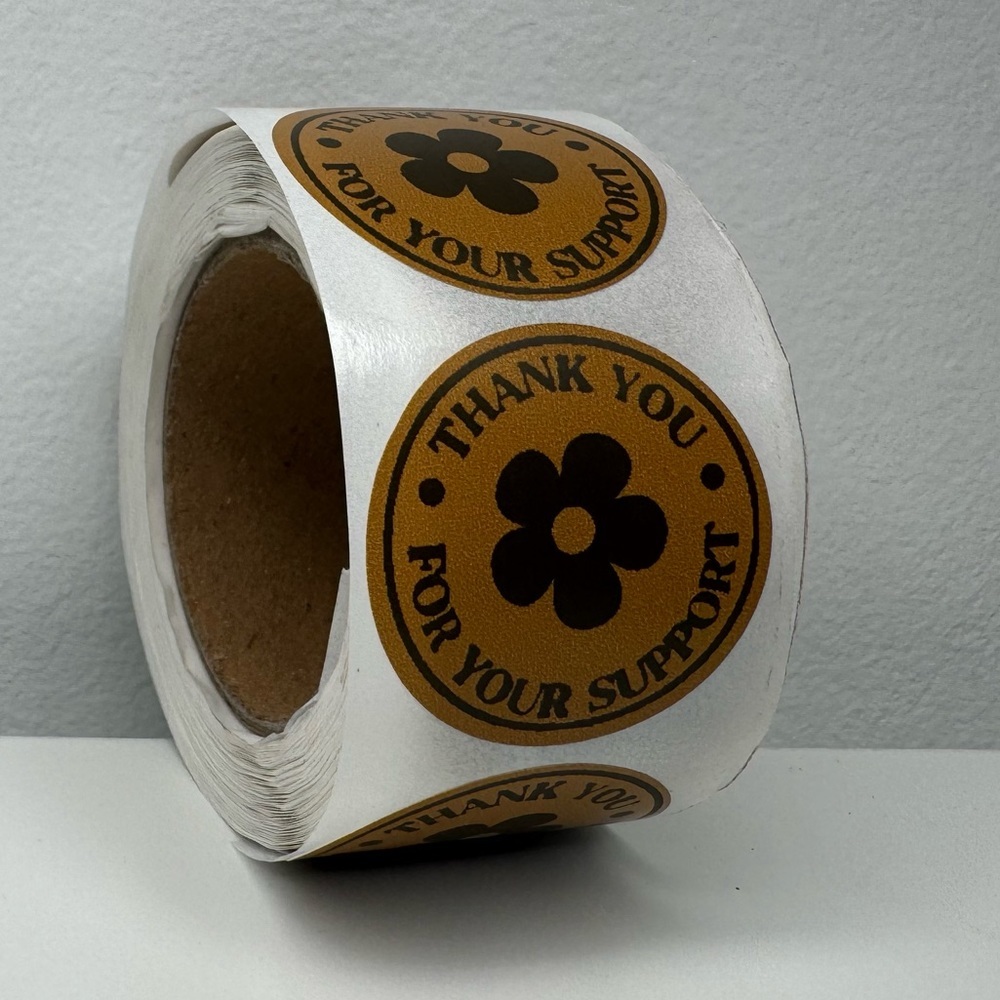 Thank you for your support | shipping supplies NWT 1in round - Picture 10 of 10